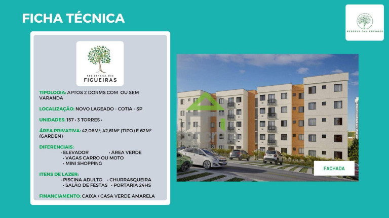 Imagem Apartamento com 2 Quartos à Venda, 48 m² em Roselandia - Cotia Imagem Apartamento com 2 Quartos à Venda, 48 m² em Roselandia - Cotia
