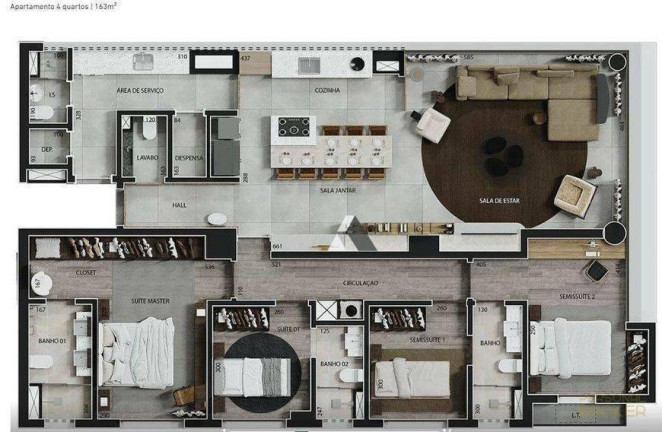 Imagem Apartamento com 3 Quartos à Venda, 110 m² em Funcionários - Belo Horizonte Imagem Apartamento com 3 Quartos à Venda, 110 m² em Funcionários - Belo Horizonte