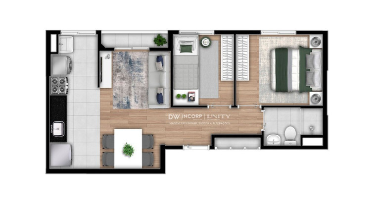 Imagem Apartamento com 1 Quarto à Venda, 36 m² em Sacomã - São Paulo