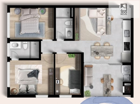 Imagem Apartamento com 3 Quartos à Venda, 68 m² em Juvevê - Curitiba Imagem Apartamento com 3 Quartos à Venda, 68 m² em Juvevê - Curitiba