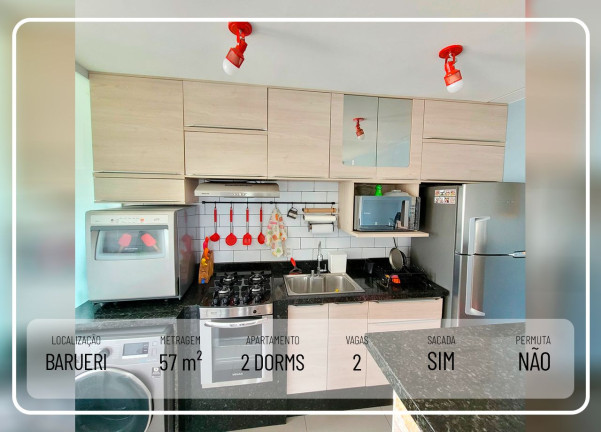 Imagem Apartamento com 2 Quartos à Venda, 57 m² em Parque Viana - Barueri