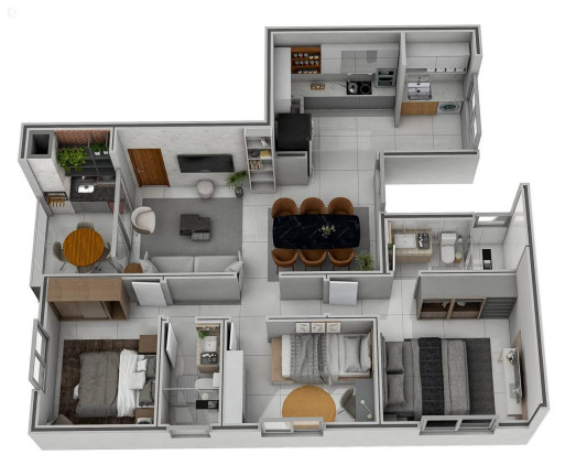 Imagem Apartamento com 3 Quartos à Venda, 123 m²