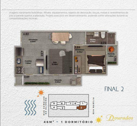 Imagem Apartamento com 1 Quarto à Venda, 38 m² em Boqueirão - Praia Grande Imagem Apartamento com 1 Quarto à Venda, 38 m² em Boqueirão - Praia Grande