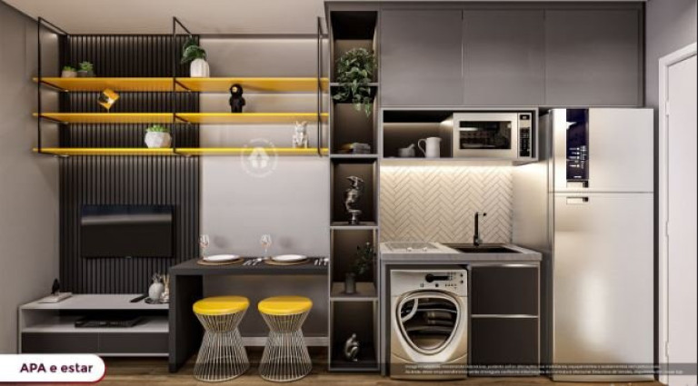 Apartamento com 1 Quarto à Venda, 17 m² em Vila Esperança - São Paulo