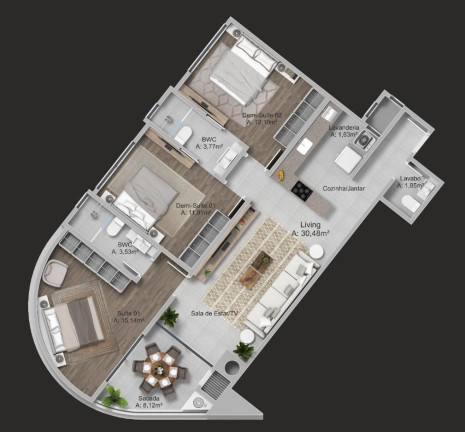 Imagem Cobertura com 3 Quartos à Venda, 13.604 m² em Praia Dos Amores - Balneário Camboriú Imagem Cobertura com 3 Quartos à Venda, 13.604 m² em Praia Dos Amores - Balneário Camboriú