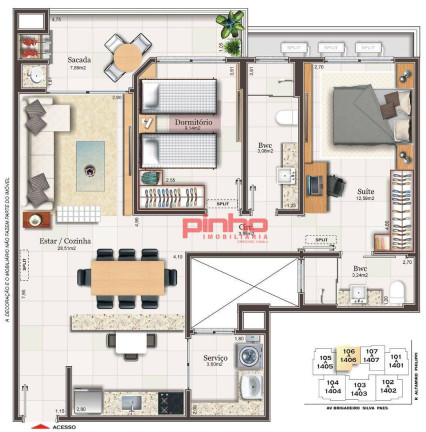 Imagem Apartamento com 2 Quartos à Venda, 96 m² em Campinas - São José