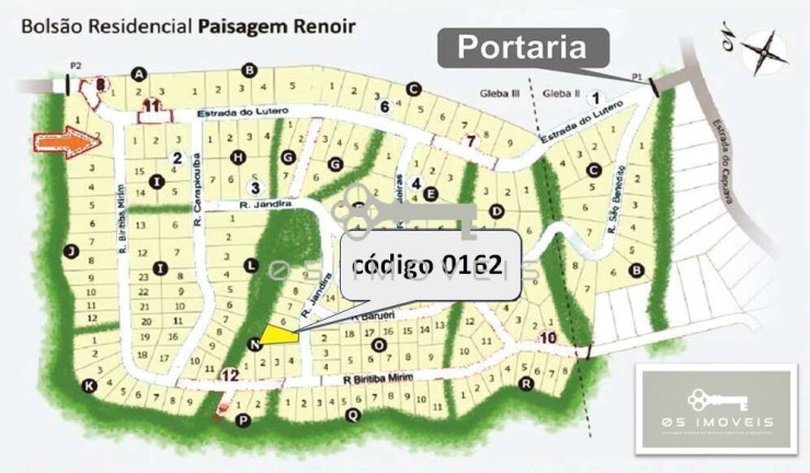 Imagem Terreno em Condomínio à Venda, 1.802 m² em Paisagem Renoir - Cotia Imagem Terreno em Condomínio à Venda, 1.802 m² em Paisagem Renoir - Cotia