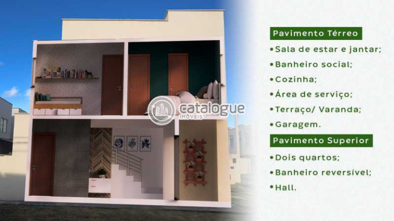 Imagem Casa de Condomínio com 2 Quartos à Venda, 65 m² em Liberdade - Parnamirim Imagem Casa de Condomínio com 2 Quartos à Venda, 65 m² em Liberdade - Parnamirim