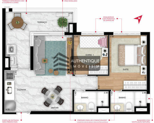 Imagem Apartamento com 2 Quartos à Venda, 60 m² em Vila Guarani (z Sul) - São Paulo