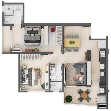 Apartamento com 1 Quarto à Venda, 74 m² em Fazenda - Itajaí
