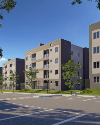 Imagem Apartamento com 2 Quartos à Venda, 57 m² em Loteamento Itaboa - Campo Largo