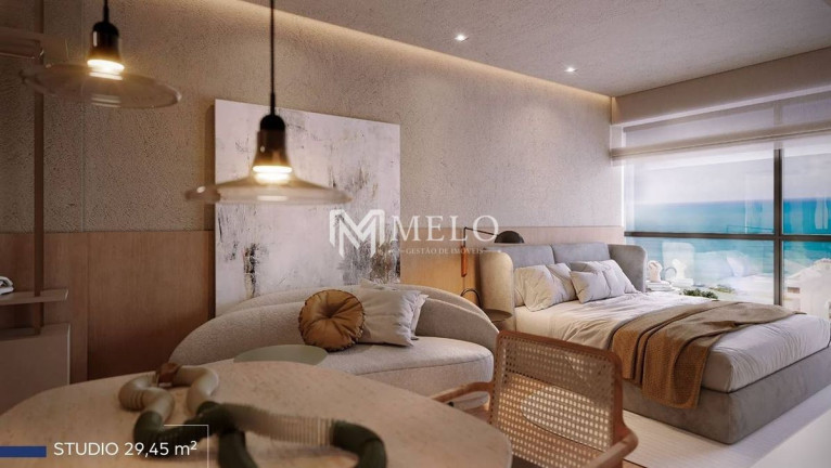 Apartamento com 1 Quarto à Venda, 29 m² em Pina - Recife