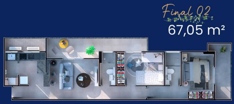 Imagem Apartamento com 2 Quartos à Venda, 67 m² em Forte - Praia Grande