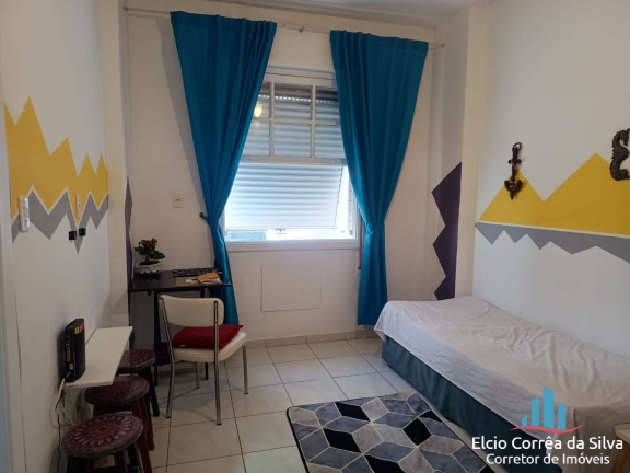Imagem Apartamento com 1 Quarto para Alugar, 35 m² em Aparecida - Santos Imagem Apartamento com 1 Quarto para Alugar, 35 m² em Aparecida - Santos