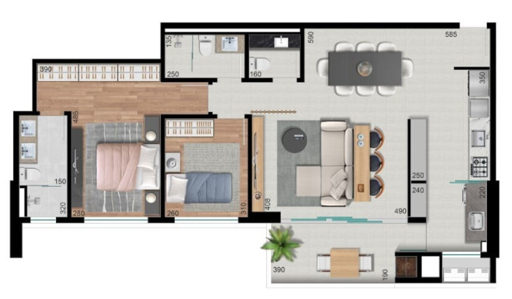 Imagem Cobertura com 3 Quartos à Venda, 155 m² em Cabral - Curitiba