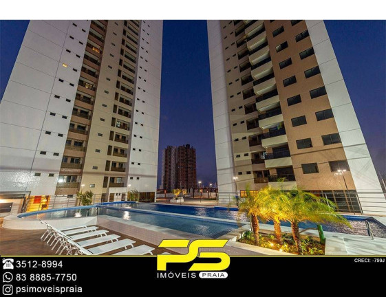 Imagem Apartamento com 3 Quartos à Venda, 90 m² em Aeroclube - João Pessoa Imagem Apartamento com 3 Quartos à Venda, 90 m² em Aeroclube - João Pessoa