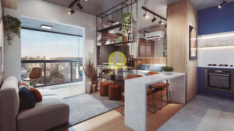 Imagem Apartamento com 1 Quarto à Venda, 88 m² em Mercês - Curitiba