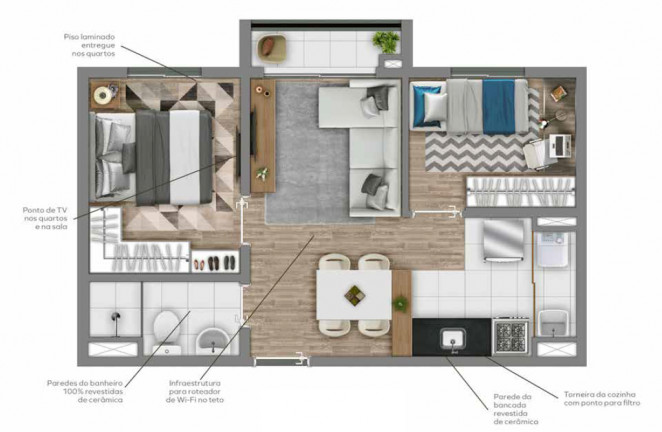 Imagem Apartamento com 2 Quartos à Venda, 38 m² em Itaquera - São Paulo Imagem Apartamento com 2 Quartos à Venda, 38 m² em Itaquera - São Paulo
