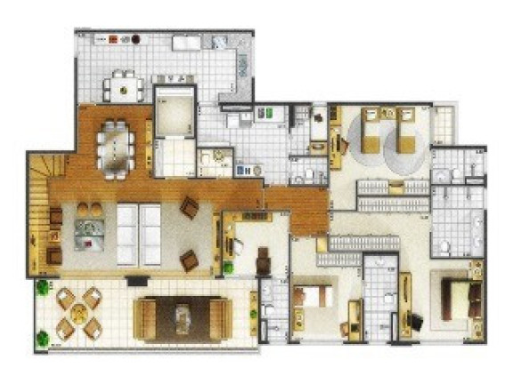 Imagem Apartamento com 4 Quartos à Venda, 242 m² em Santo Antônio - São Caetano Do Sul