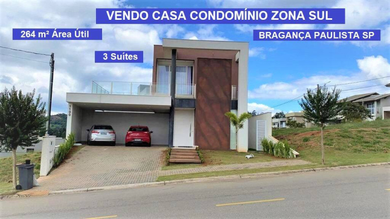 Casa de Condomínio com 3 Quartos à Venda, 264 m² em Atibaianos - Bragança Paulista