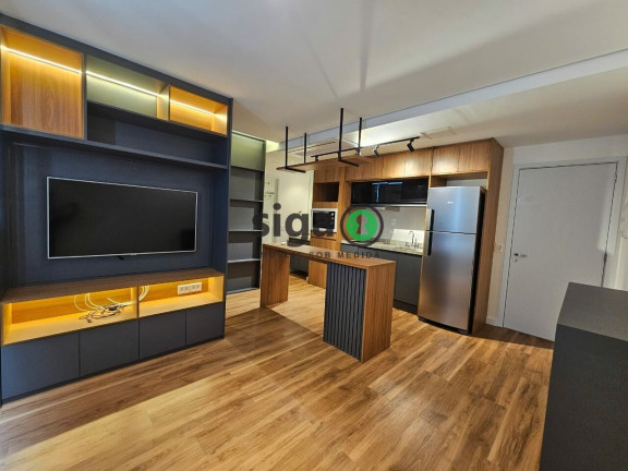 Imagem Apartamento com 1 Quarto para Alugar, 38 m² em Chácara Santo Antônio (zona Sul) - São Paulo