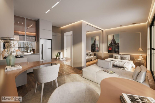 Imagem Apartamento com 1 Quarto à Venda, 32 m² em Batel - Curitiba