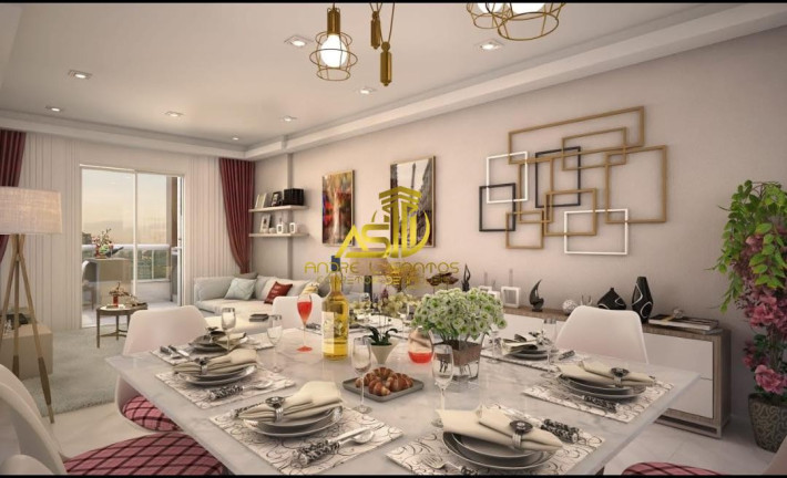 Imagem Apartamento com 3 Quartos à Venda, 126 m² em Guilhermina - Praia Grande
