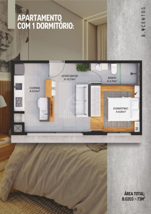 Imagem Apartamento com 2 Quartos à Venda, 66 m² em Centro - Santa Maria Imagem Apartamento com 2 Quartos à Venda, 66 m² em Centro - Santa Maria