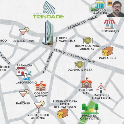 Imagem Apartamento com 3 Quartos à Venda, 105 m² em Casa Amarela - Recife Imagem Apartamento com 3 Quartos à Venda, 105 m² em Casa Amarela - Recife