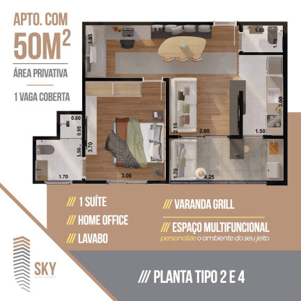 Imagem Apartamento com 1 Quarto à Venda, 50 m² em Jardim Nova Bragança - Bragança Paulista