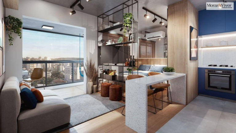 Imagem Apartamento com 1 Quarto à Venda, 30 m² em Mercês - Curitiba