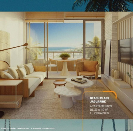 Imagem Apartamento com 1 Quarto à Venda, 39 m² em Jaguaribe - Salvador