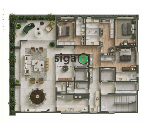 Imagem Apartamento com 3 Quartos à Venda, 262 m² em Itaim Bibi - São Paulo Imagem Apartamento com 3 Quartos à Venda, 262 m² em Itaim Bibi - São Paulo