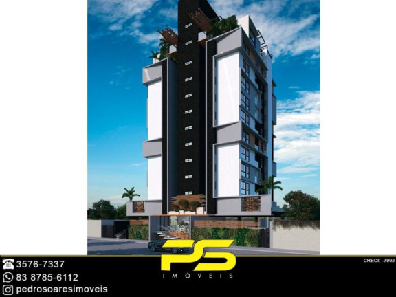 Apartamento com 2 Quartos à Venda, 57 m² em Jardim Oceania - João Pessoa