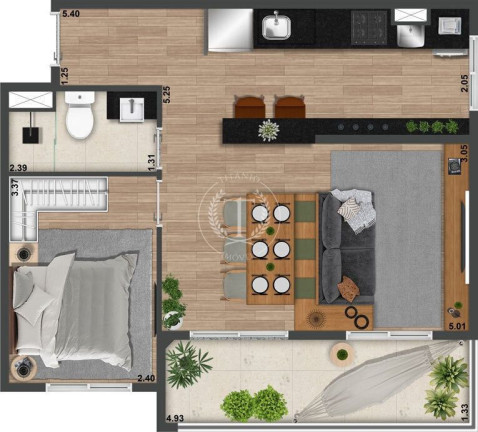 Imagem Apartamento com 1 Quarto à Venda, 40 m² em Perdizes - São Paulo