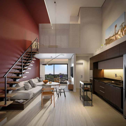 Imagem Apartamento com 1 Quarto à Venda, 55 m² em Campo Comprido - Curitiba
