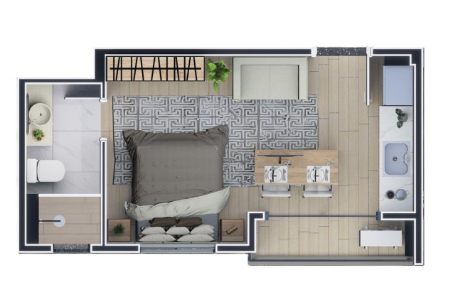 Imagem Apartamento com 1 Quarto à Venda, 43 m² em Paraíso - São Paulo