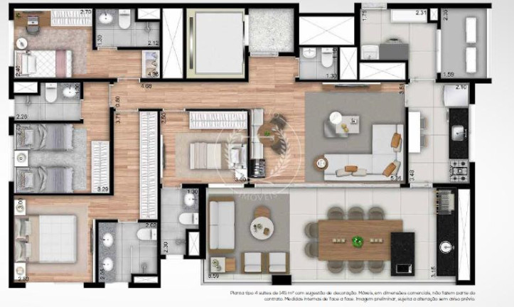 Imagem Apartamento com 4 Quartos à Venda, 112 m² em Ipiranga - São Paulo