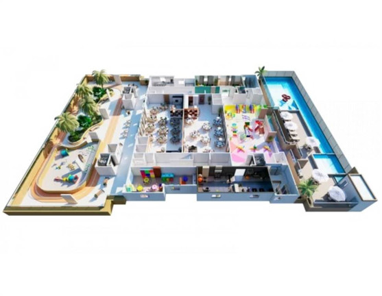 Apartamento com 2 Quartos à Venda, 44 m² em Parque São Vicente - São Vicente