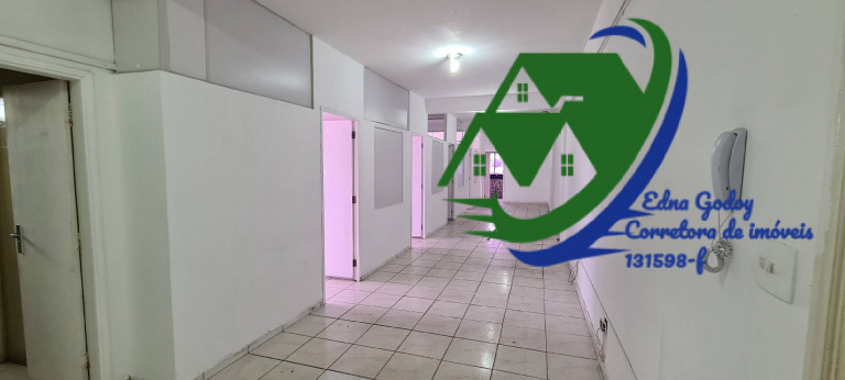 Sala Comercial à Venda ou Locação, 160 m² em Centro - São Vicente