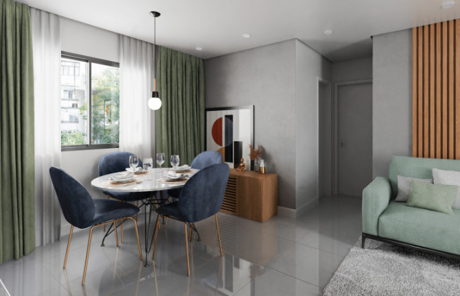 Imagem Apartamento com 2 Quartos à Venda, 63 m² em Centro - São José Dos Pinhais