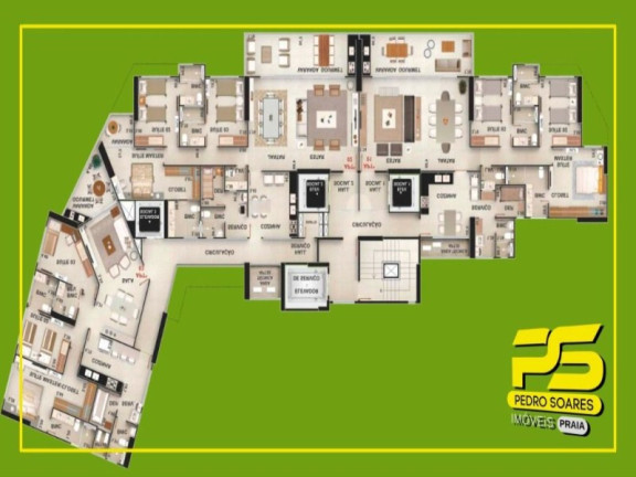 Imagem Apartamento com 3 Quartos à Venda, 115 m² em Miramar - João Pessoa Imagem Apartamento com 3 Quartos à Venda, 115 m² em Miramar - João Pessoa