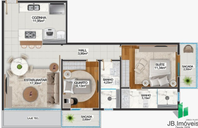 Imagem Imóvel com 2 Quartos à Venda, 80 m² em Jardim Panorama - Montes Claros