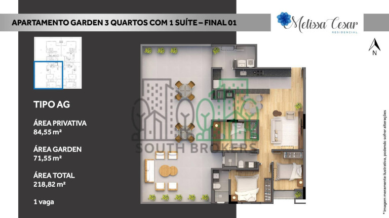 Imagem Apartamento com 3 Quartos à Venda, 84 m² em Vila Operária - Campo Largo Imagem Apartamento com 3 Quartos à Venda, 84 m² em Vila Operária - Campo Largo