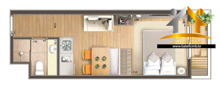 Imagem Flat com 1 Quarto à Venda, 26 m² em Granja Viana - Cotia Imagem Flat com 1 Quarto à Venda, 26 m² em Granja Viana - Cotia