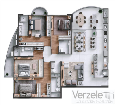 Imagem Apartamento com 4 Quartos à Venda, 361 m² em Praia Brava - Itajaí Imagem Apartamento com 4 Quartos à Venda, 361 m² em Praia Brava - Itajaí