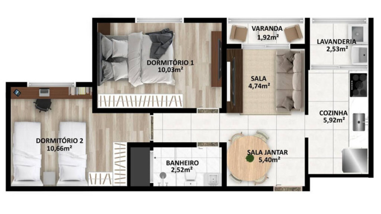 Imagem Imóvel com 2 Quartos à Venda, 56 m² em Jardim Esperança - Mogi Das Cruzes Imagem Imóvel com 2 Quartos à Venda, 56 m² em Jardim Esperança - Mogi Das Cruzes