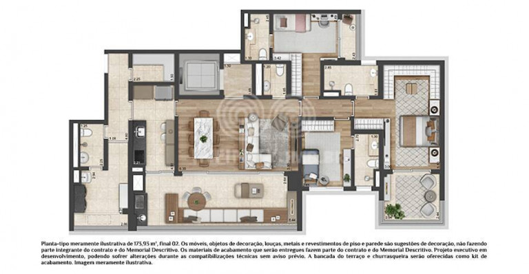Imagem Apartamento com 3 Quartos à Venda, 173 m² em Perdizes - São Paulo