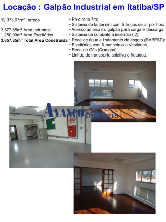 Imagem Galpão para Alugar, 12.073 m² em Distrito Industrial Alfredo Relo - Itatiba Imagem Galpão para Alugar, 12.073 m² em Distrito Industrial Alfredo Relo - Itatiba