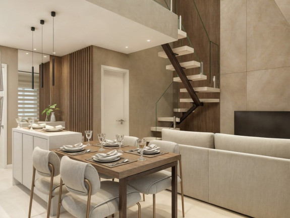 Imagem Cobertura com 1 Quarto à Venda, 51 m² em Mercês - Curitiba